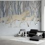 Abstract Horse and Forest Wallpaper Mural