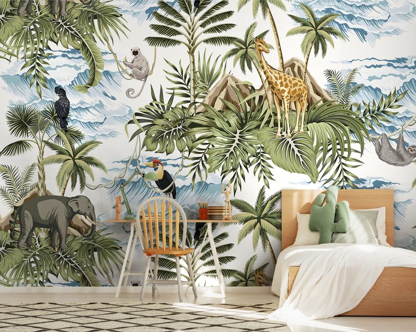 Tropical Paradise Wallpaper Mural