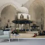 Papier peint panoramique du palais historique de la vieille Égypte