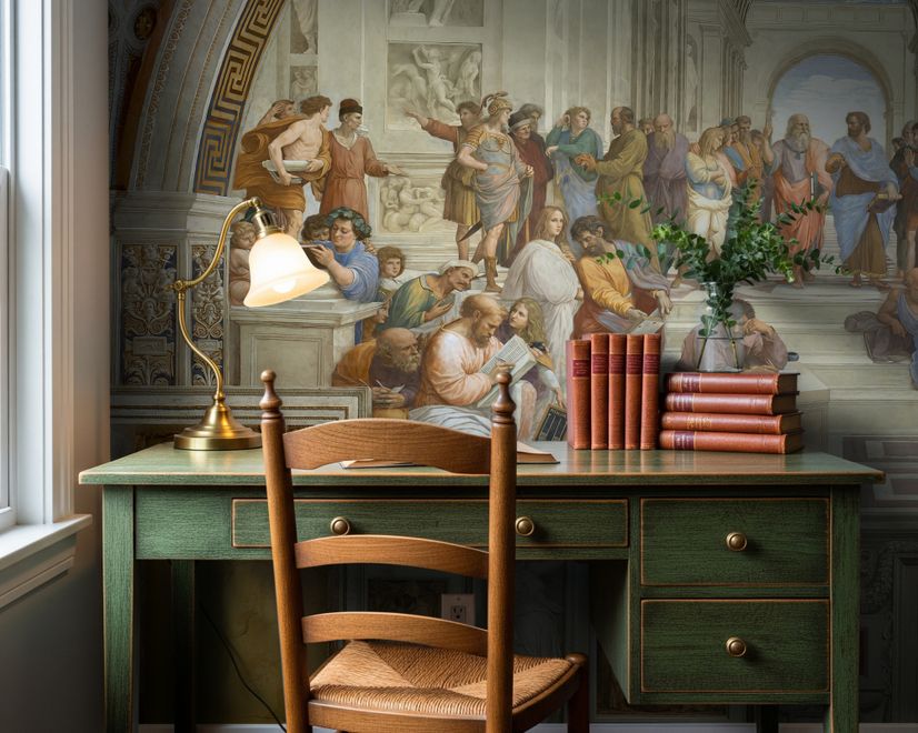 European Renaissance Wallpaper Wallpaper Mural