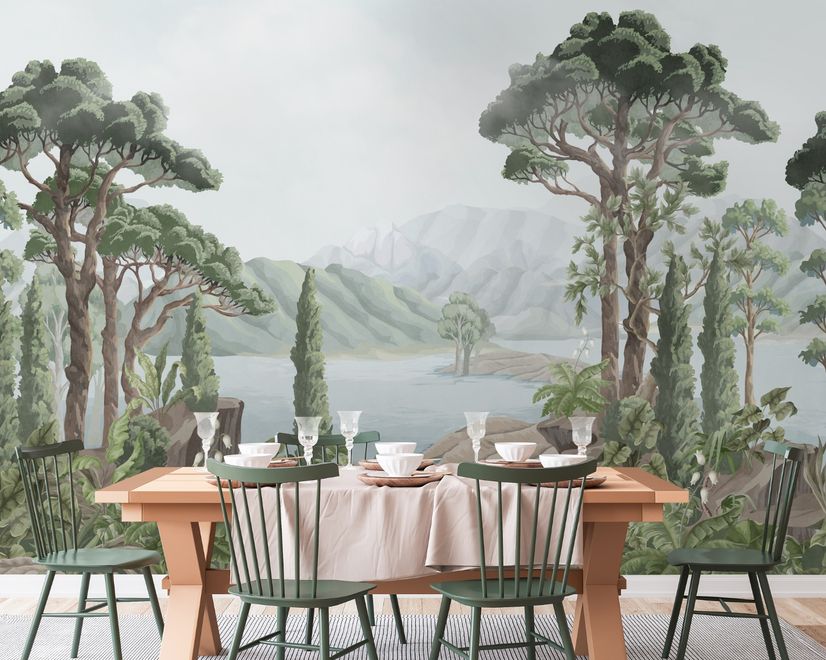 Rainforest Nature Tree Landscape Wallpaper Mural