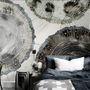 Watercolor Abstract Round Art Wallpaper Mural