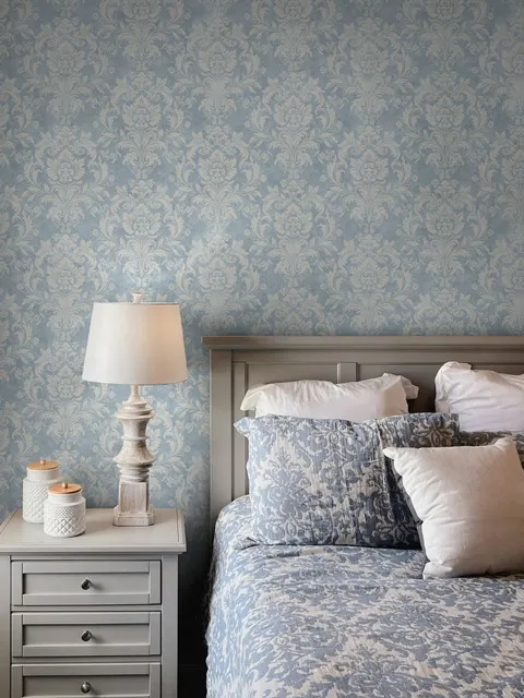 Vintage Damask Pattern Design Wallpaper