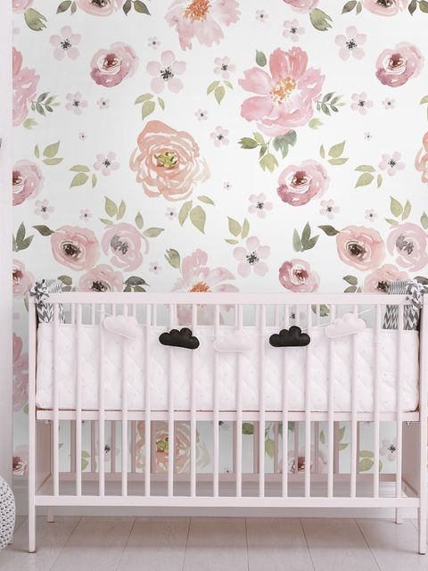 Aquarell Fototapete für das Kinderzimmer