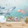 Kids Cute Whale Undersea Wallpaper Murals