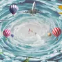 Hot Air Balloon and Airplanes on The Sky Wallpaper Mural