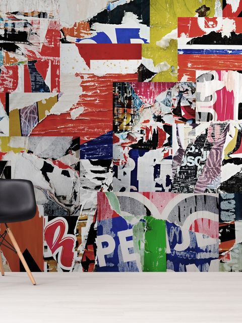 Fototapete Street Collage Art