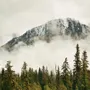 Snowy Mountain Landscape Wallpaper Mural