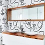 Abstract Charming Artistic Faces Wallpaper Mural