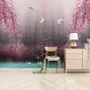 Pink Sakura Cherry Blossom Wallpaper Mural