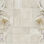 3D Embossed Look Marble Sunflower Wallpaper Mural