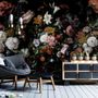 Dutch Dark Flowers Wallpaper Mural