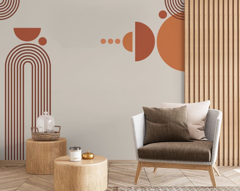 Geometric Arch Wall Decal Sticker