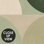 Retro Abstract Geometric Shapes Wallpaper Mural
