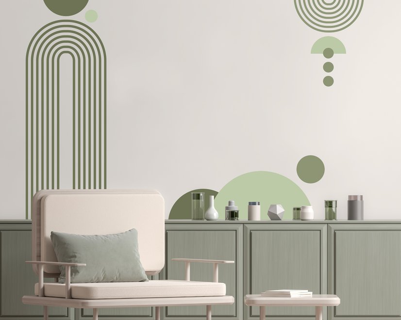 Geometric Arch Wall Decal Sticker