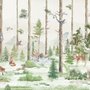 Fototapete Kinder Waldtiere im Dschungel
