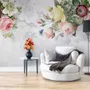 Bohemian Clematis Floral Bouqet Wallpaper Mural