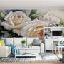 Cream Rose Flowers Wallpaper Mural