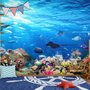 Ozeanfische in der Unterwasser-Fototapete