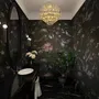 Dutch Flower Peony with Tulips Dark Floral Wallpaper Mural
