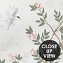 Chinoiserie Garden Trees And Birds Landscape Wallpaper Mural