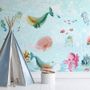 Papier peint animaux marins mignons chambre bébé