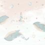 Kids Soft Whale  Undersea Life Wallpaper Mural
