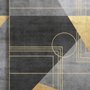 Colorful Geometric Grunge Art Wallpaper Mural