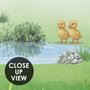 Cute Kids Windmill Farm Animals Wallpaper Mural