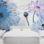 Nostalgic Lotus Floral Wallpaper Mural