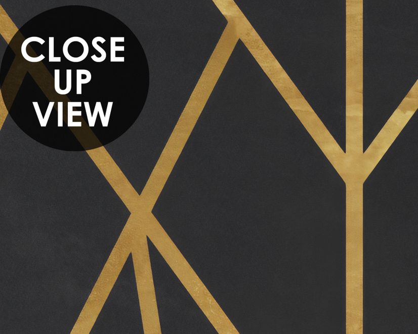 Luxury Geometric Lines  Art Deco Wallpaper Mural