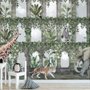 Kids Tropical Animals Around the Arch Wallpaper Mural