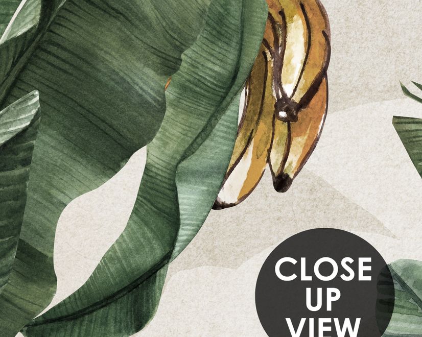 Exotische Bananenblatt-Fototapete