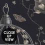 Dark Romantic  Gothic Skull Cage Wallpaper Mural 