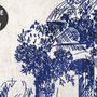 Vintage Monochrome Jouy Style Landscape Wallpaper Mural