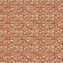 Vintage Red Orange Brick Stone Wallpaper Mural