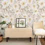 Soft Magnolia Floral Wallpaper Mural