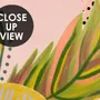 Watercolor Colorful Summer Tropical Leaf Wallpaper Mural