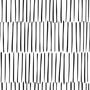 Abstract Minimalistic Black and White Line Wallpaper Mural