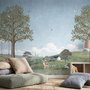 Kids Forest Animals Landscape Wallpaper Mural