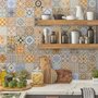 Faux Ceramic Tiles Wallpaper Mural