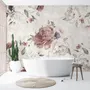 Soft Peony Floral Wallpaper Mural