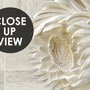 3D-Prägedesign Marmor Sonnenblume Fototapete