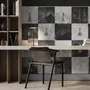 Monochrome Medieval Chessboard Historical Wallpaper Mural