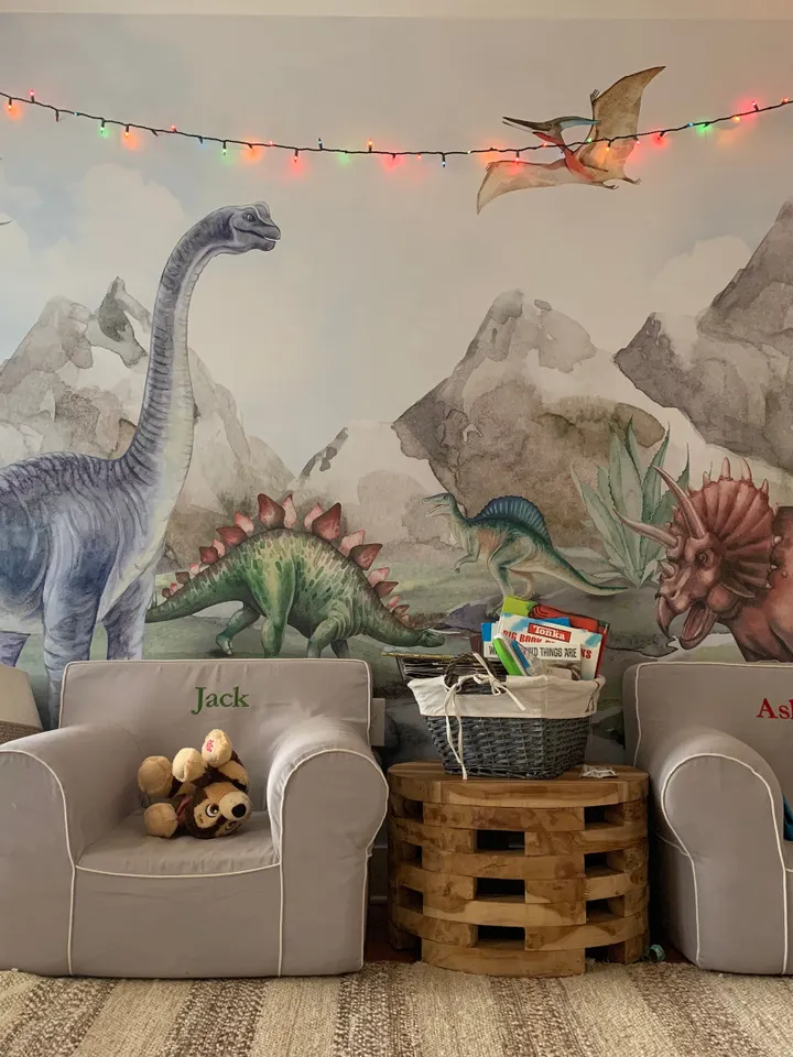 Kids Softs Dinosaur Jurassic World Wallpaper Mural