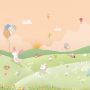 Nursery Cartoon Forest Landscape Wallpaper Mural