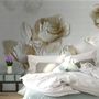 3D Embossed Look Rose Sculpture Wallpaper Mural