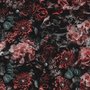 Papier peint panoramique floral sombre