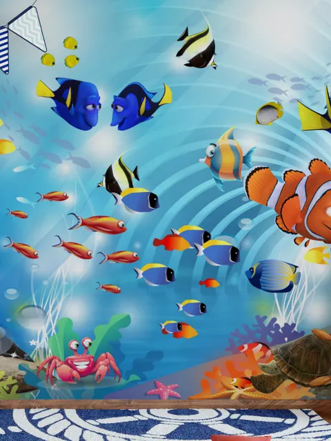 Cartoon Sea Wallpaper Mural