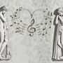 Sophisticated Angel Sculpture Wallpaper Mural
